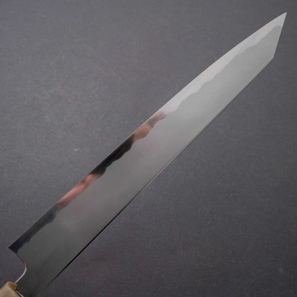 Tetsujin Blue #2 Kasumi Kiritsuke Sujihiki 240mm Taihei Ebony Handle - Tetogi