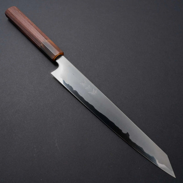 Tetsujin Blue #2 Kasumi Kiritsuke Sujihiki 240mm Taihei Wood Handle - Tetogi