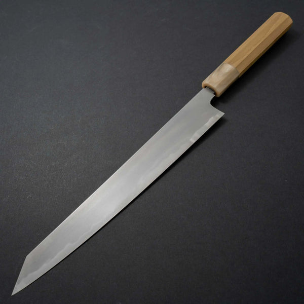 Tetsujin Blue #2 Kasumi Kiritsuke Sujihiki 270mm Ho Wood Handle - Tetogi