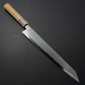 Tetsujin Blue #2 Kasumi Kiritsuke Sujihiki 270mm Ho Wood Handle - Tetogi