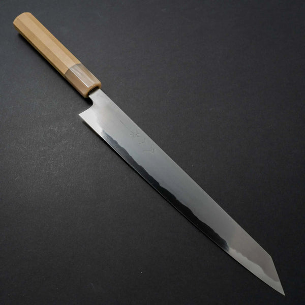 Tetsujin Blue #2 Kasumi Kiritsuke Sujihiki 270mm Ho Wood Handle - Tetogi