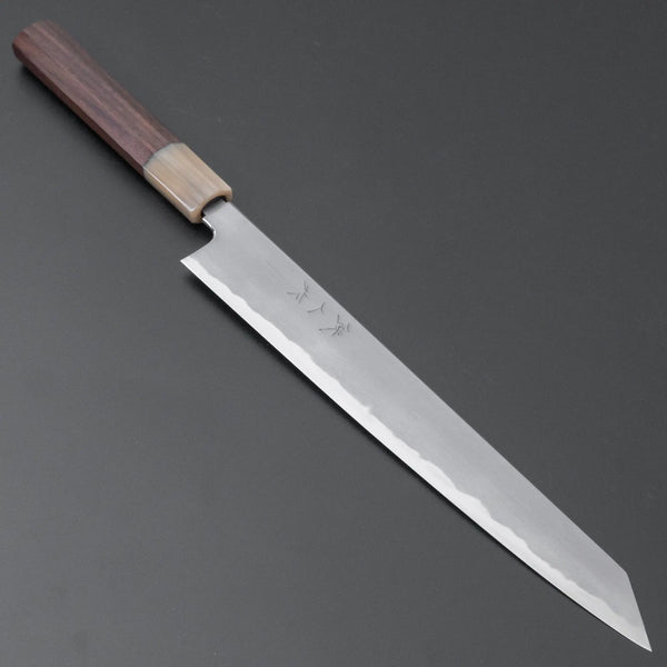 Tetsujin Blue #2 Kasumi Kiritsuke Sujihiki 270mm Taihei Wood Handle - Tetogi