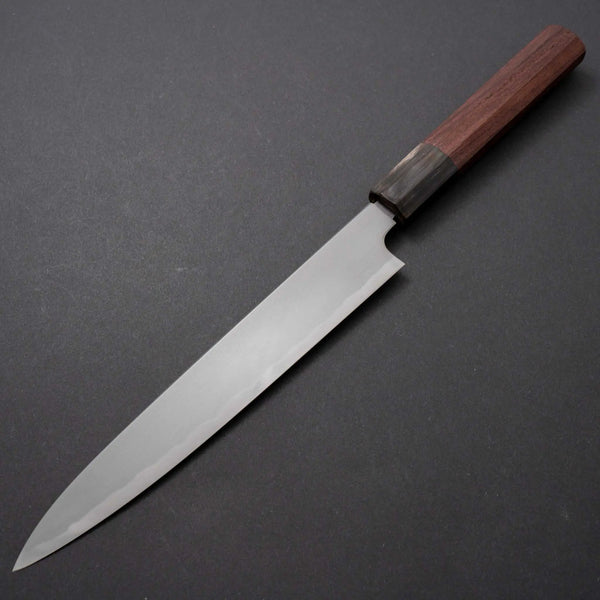 Tetsujin Blue #2 Kasumi Sujihiki 210mm Taihei Rose Wood Handle - Tetogi