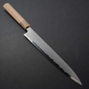 Tetsujin Blue #2 Kasumi Sujihiki 240mm Ho Wood Handle Product vendor
