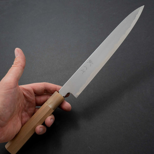 Tetsujin Blue #2 Kasumi Sujihiki 240mm Ho Wood Handle Product vendor