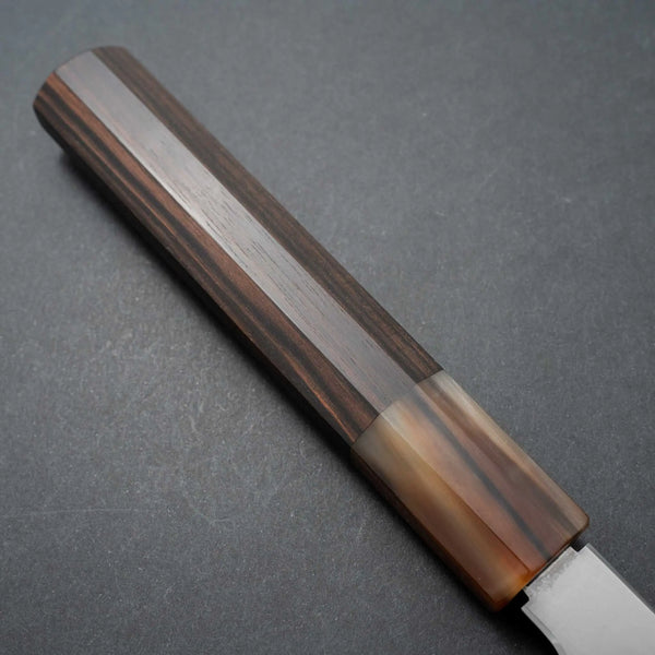 Tetsujin Blue #2 Kasumi Sujihiki 240mm Taihei Ebony Handle - Tetogi