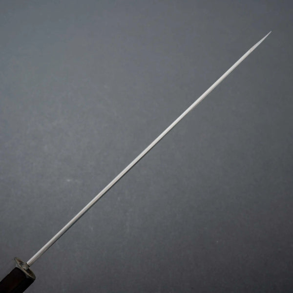 Tetsujin Silver #3 Kasumi Kiritsuke Gyuto 210mm Taihei Wood Handle (Black Horn) - Tetogi