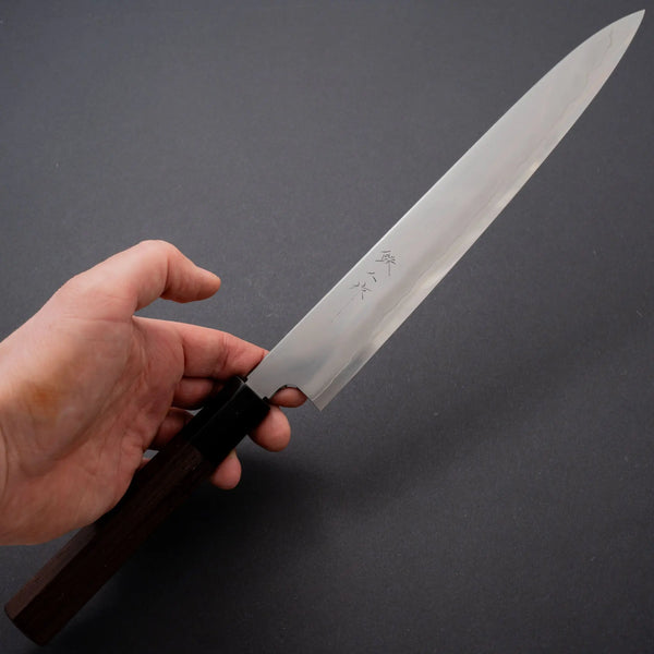 Tetsujin Silver #3 Ukiba Sujihiki 270mm Taihei Tagayasan Handle - Tetogi