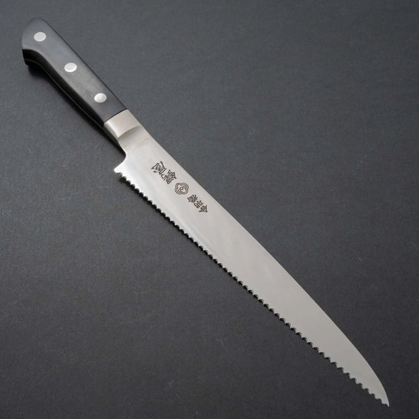 Tsubaya Bread Knife 210mm Pakka Handle - Tetogi