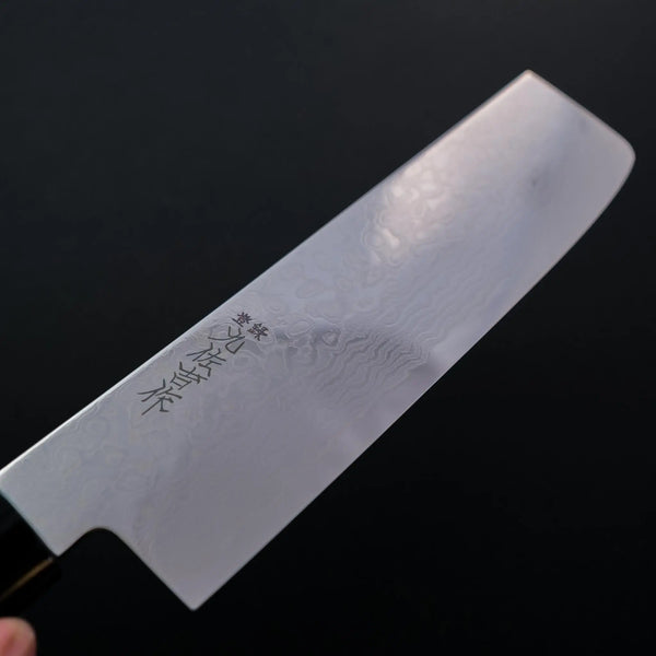Yoshida Hamono ZA18 69-Layer Damascus 165mm Nakiri - Tetogi