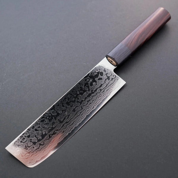 Yoshida Hamono ZA18 69-Layer Damascus 165mm Nakiri - Tetogi