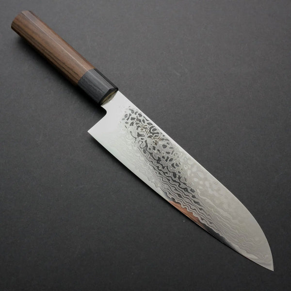 Yoshida Hamono ZA18 69-Layer Damascus Santoku 180 - Tetogi