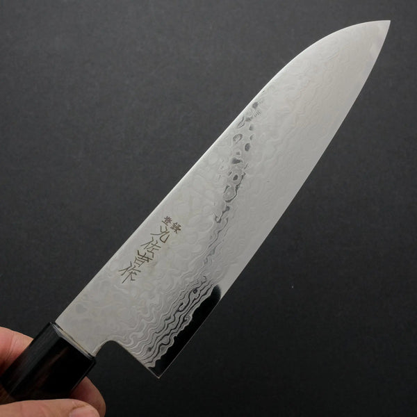 Yoshida Hamono ZA18 69-Layer Damascus Santoku 180 - Tetogi